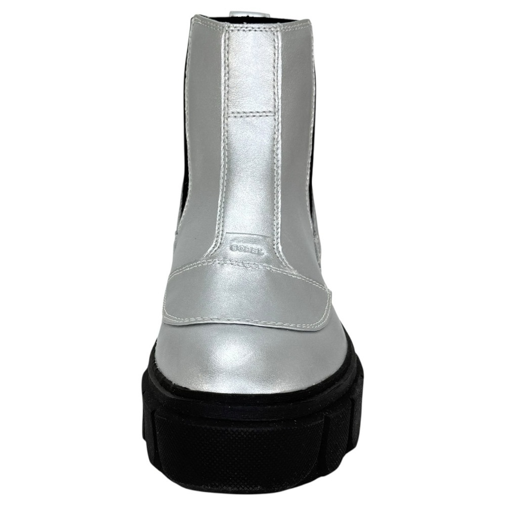 Sorel Caribou X Silver Leather Waterproof Womens Chelsea Boots Size 8M - Picture 6 of 14